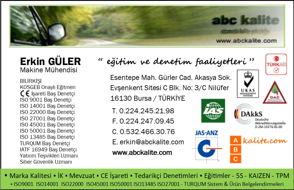 ABC Kalite Kartvizit